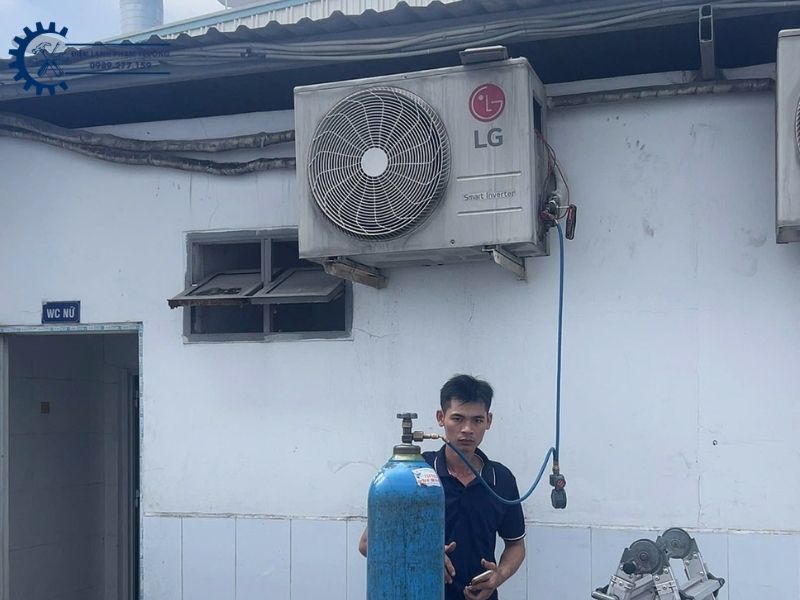 Thu Hồi Gas để Di Dời Máy Lạnh Tại Kcn Sóng Thần 1 Dĩ An Bình Dương