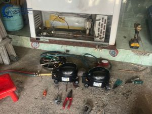 Kỹ Thuật Viên Sửa Tủ Lạnh Chảy Nước Tại Khu Dân Cư Thủ Dầu Một
