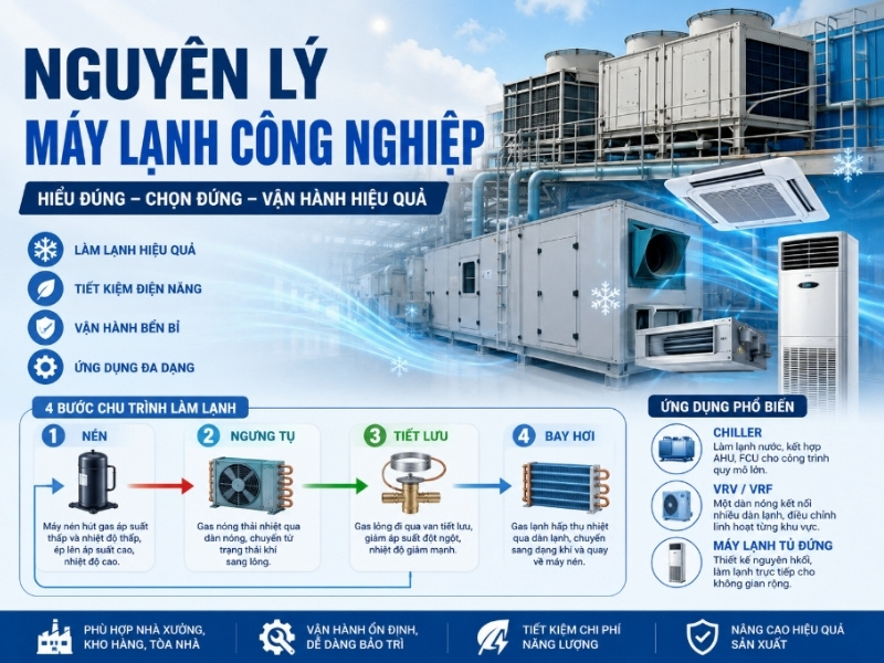 Nguyên Lý Máy Lạnh Công Nghiệp
